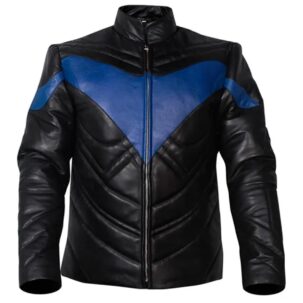 Férfi Dick Grayson báránybőr jelmezkabát