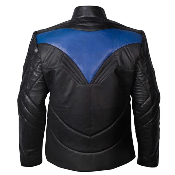 Férfi Dick Grayson báránybőr jelmezkabát - Image 4