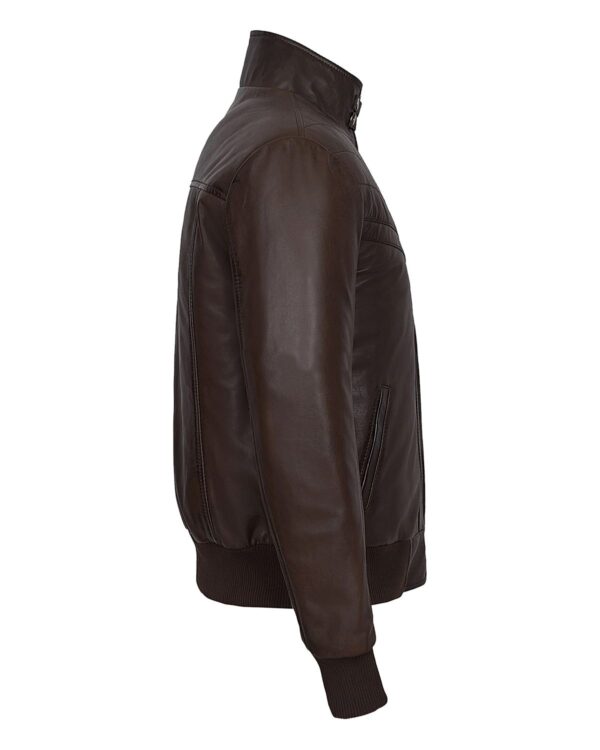 Joel Retro Bomber bőrkabát - Image 3