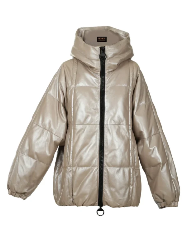Női kapucnis puffer Bomber dzseki