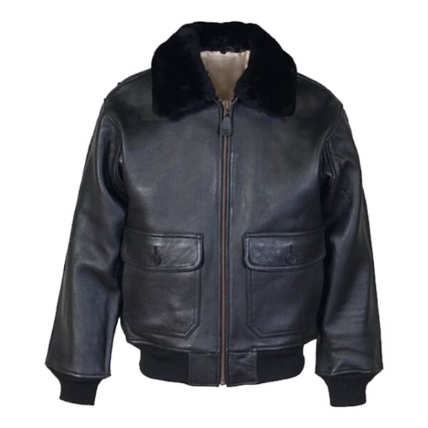 Férfi Aviator Shearling bombázó dzseki