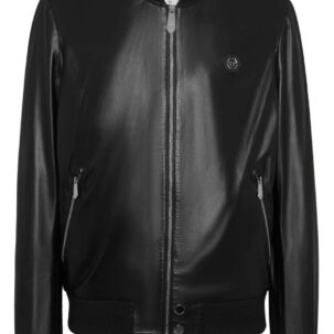 BUNERI Bőr Bomber Dzseki Designer Stílus